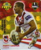 2007 Smith Chips Footy Tazo Gold 14/64 Matt COOPER