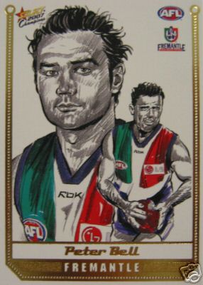 2007 Select Champions Sketch Card SK11 Peter BELL (Frem)