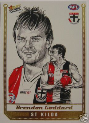 2007 Select Champions Sketch Card SK26 Brendon GODDARD (StK)