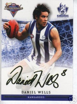 2007 Select Champions Gold Foil Sig FS51 Daniel WELLS (NM)