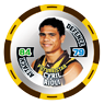 2010 Topps Chipz Future Star Cyril RIOLI (Haw)