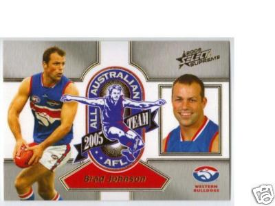 2006 Select Supreme All Australian AA13 Brad JOHNSON (WB)