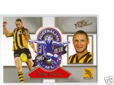 2006 Select Supreme All Australian AA15 Peter EEVERITT (Haw)