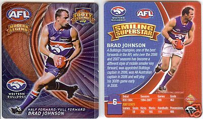 2008 Tazo Modern Legend #48 Brad JOHNSON (WB)