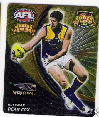 2008 Tazo Modern Legend #47 Dean COX (WCE)