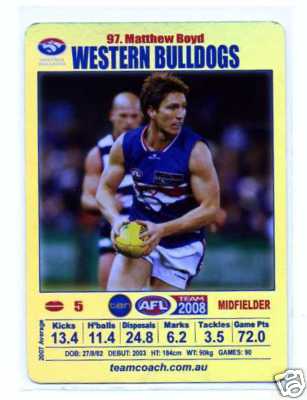 AFL 2008 Teamcoach Silver #12 Nick MAXWELL (Coll)