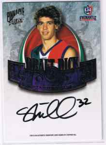 2009 Select Pinnacle Draft Pick Sig DP3 Stephen HILL (Frem)