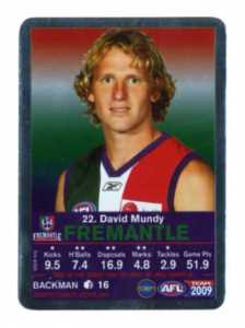 AFL 2009 Teamcoach Silver 22 DYK David MUNDY (Frem)