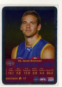 AFL 2009 Teamcoach Silver 06 DYK Jared BRENNAN (Bris)