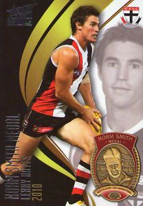 2011 Select Infinity Medal Winner MW4 Lenny HAYES (StK)