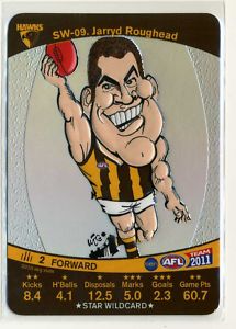 AFL 2011 Teamcoach Star Wildcard SW-09 Jarryd ROUGHEAD (Haw)