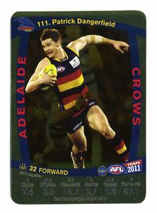 AFL 2011 Teamcoach Gold Card G111 Patrick DANGERFIELD (Adel)