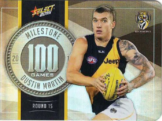 2015 Select Champions Milestone MG69 Dustin MARTIN (Rich)