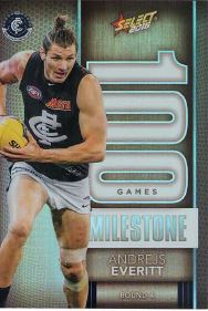 2016 Select Footy Stars Milestone MG7 Andrejs EVERITT (Carl)