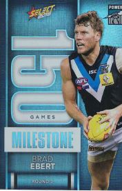 2016 Select Footy Stars Milestone MG61 Brad EBERT (Port)