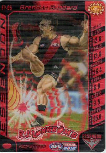 2016 Teamcoach Footy Powers FP05 Brendon GODDARD (Ess)