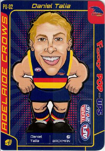 2016 Teamcoach Footy Pop-ups PU-02 Daniel TALIA (Adel)