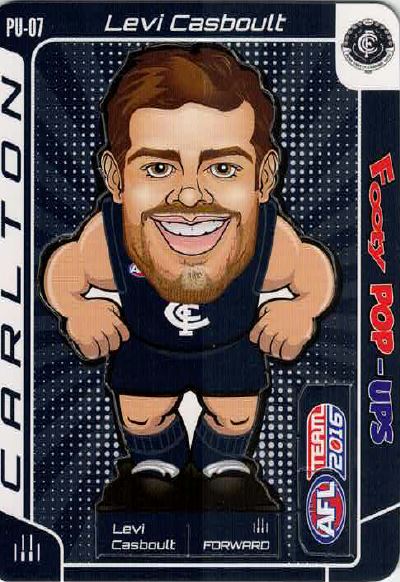 2016 Teamcoach Footy Pop-ups PU-07 Levi CASBOULT (Carl)