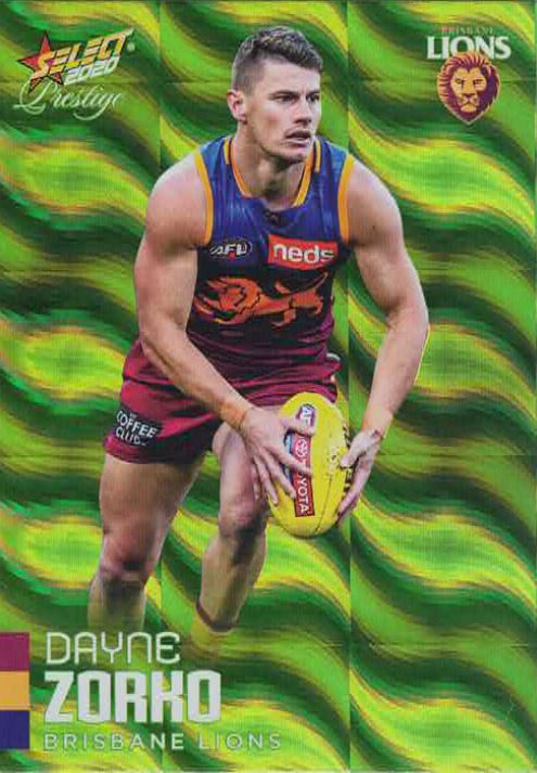 2020 Select Prestige Green Parallel 22 Dayne ZORKO (Bris) #058