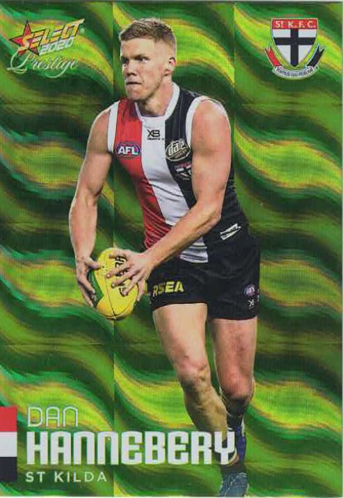 2020 Select Prestige Green Parallel 160 Dan HANNEBERY (StK) #052