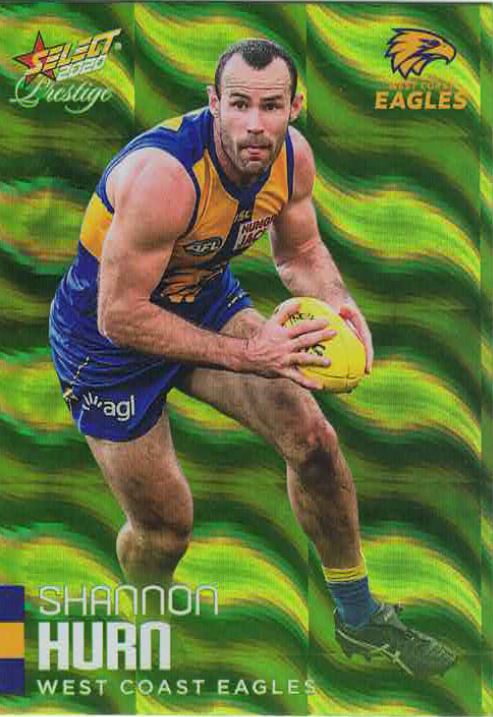 2020 Select Prestige Green Parallel 180 Shannon HURN (WCE) #042