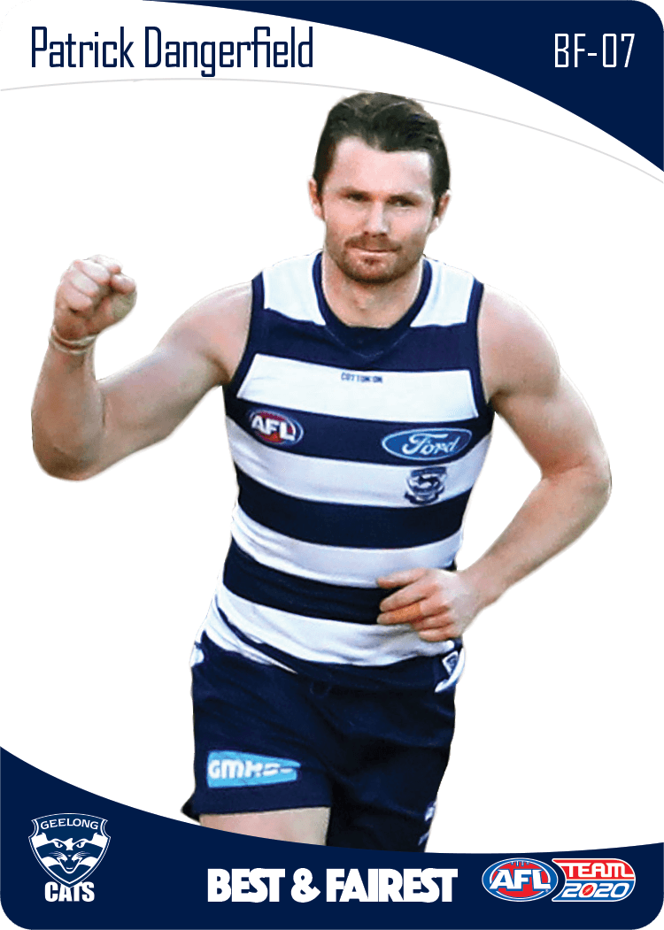 2020 Teamcoach Best & Fairest BF07 Patrick DANGERFIELD (Geel)