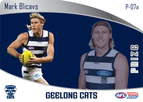 2020 Teamcoach Prize Card P07a Mark BLICAVS (Geel)