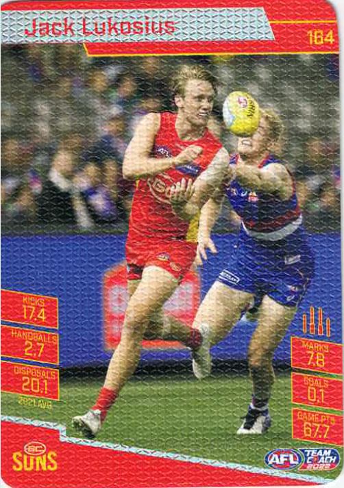 2022 Teamcoach Canvas Card 164 Jack LUKOSIUS (GC)