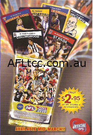 AFL 2010 Teamcoach Checklist COLLINGWOOD