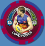 2009 Topps AFL Chipz Common Luke POWER (Bris)