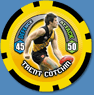 2009 Topps AFL Chipz Common Trent COTCHIN (Rich)