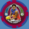 2009 Topps AFL Chipz Common Rhan HOOPER (Bris)