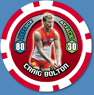 2009 Topps AFL Chipz Common Craig BOLTON (Syd)