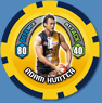 2009 Topps AFL Chipz Common Adam HUNTER (WCE)