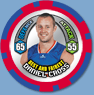 2009 Topps AFL Chipz Best and Fairest Daniel CROSS (WB)