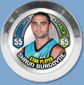 2009 Topps AFL Chipz Star Player Shaun BURGOYNE (Port)