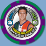 2009 Topps AFL Chipz Best and Fairest Matthew PAVLICH (Frem)