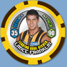 2009 Topps AFL Chipz Leading Goalkicker Lance FRANKLIN (Haw)