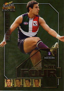 2011 Select Champions Fab 4 Gold FFG21 Matthew PAVLICH (Frem)